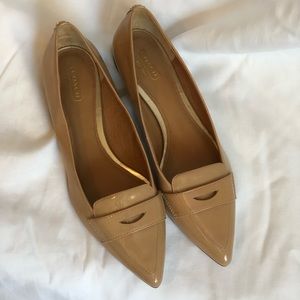 Coach Patent Leather Pointed Flats